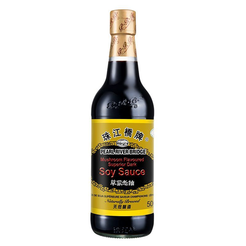 PRB Mushroom Flavoured Superior Dark Soy Sauce 500ml