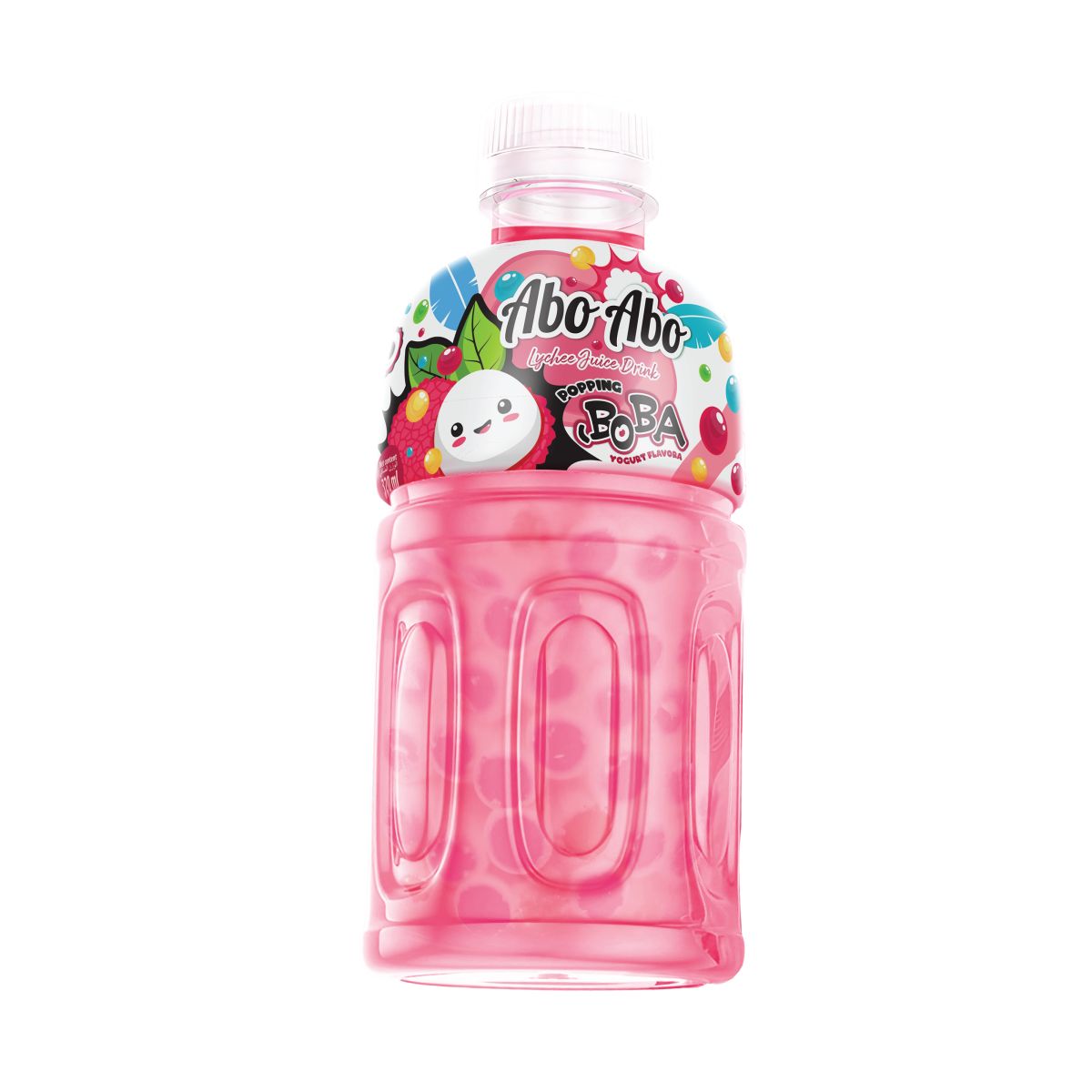 AboAbo Popping Boba Juice Drink - Lychee 320ml PET