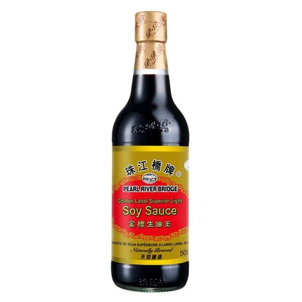 PRB Golden Label Superior Light Soy Sauce 500ml bottle