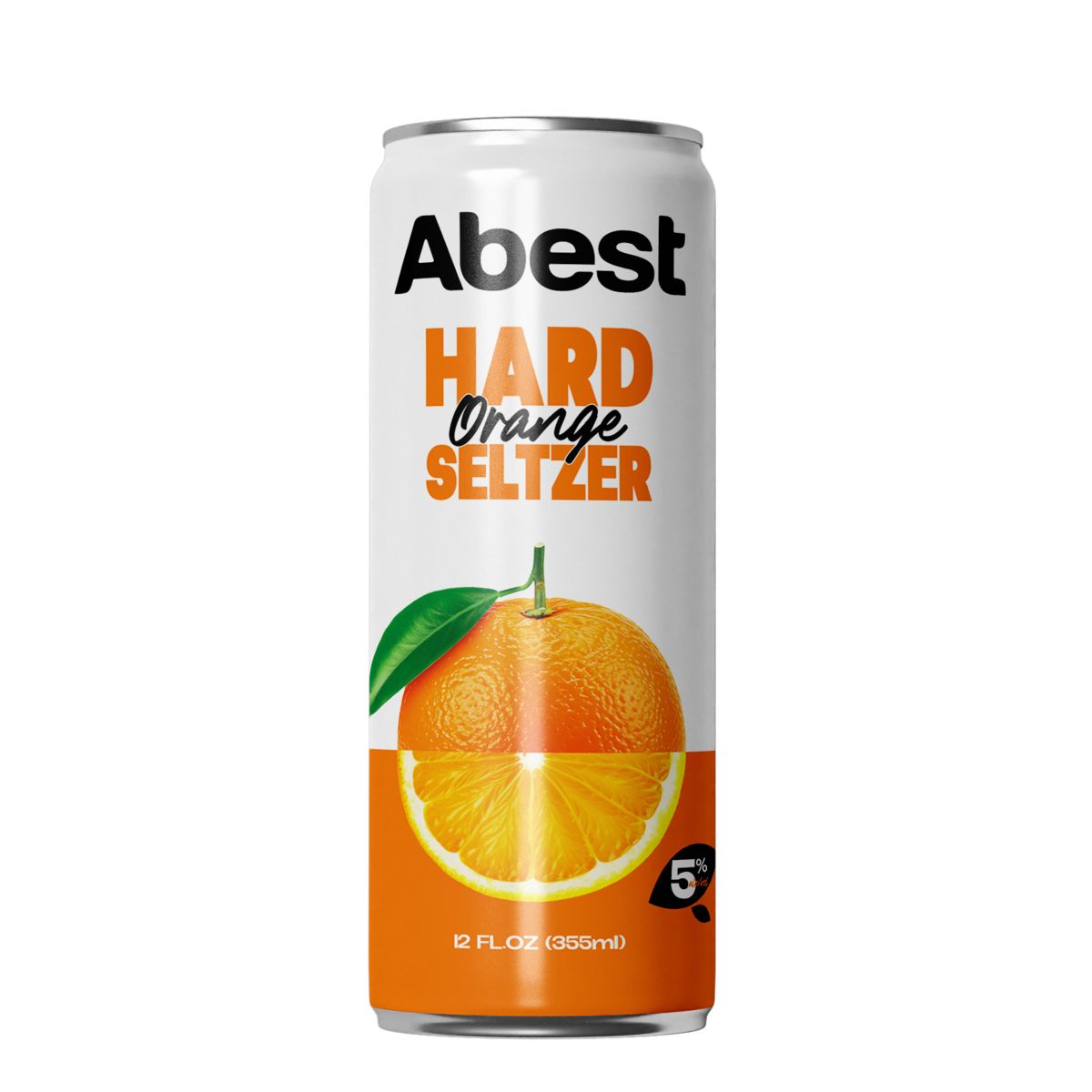 Abest Hard Seltzer 5% - Orange 330ml sleek