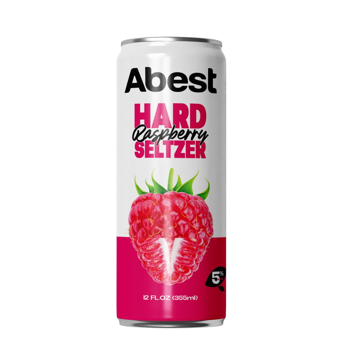 Abest Hard Seltzer 5% - Raspberry 330ml sleek