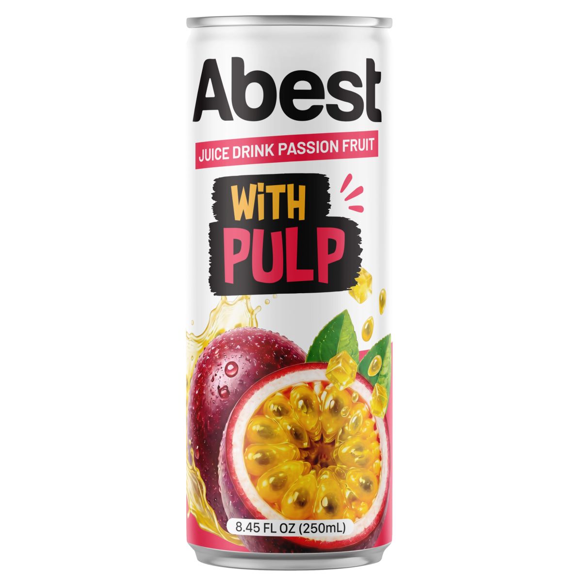 Abest Juice Drink with Pulp - Passion Fruit 250ml sleek
