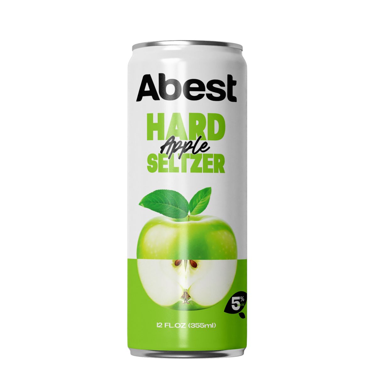 Abest Hard Seltzer 5% - Apple 330ml sleek