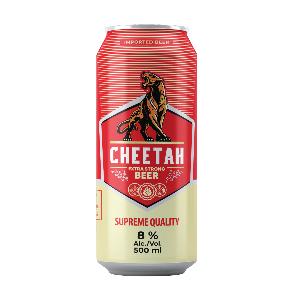 Cheetah Extra Strong Beer 8% 500ml