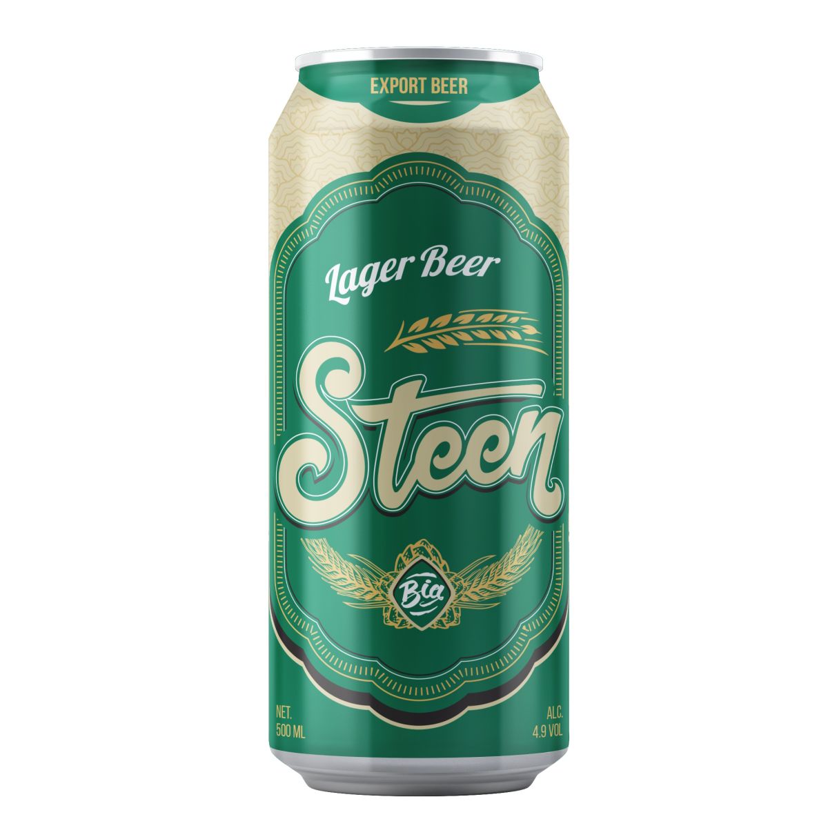Steen Lager Beer 4.9% 500ml