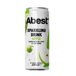 Abest Sparkling Drink - Apple Flavour 250ml sleek