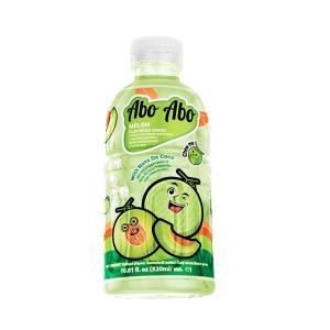 AboAbo Flavoured Drink with Nata de Coco - Melon 320ml PET