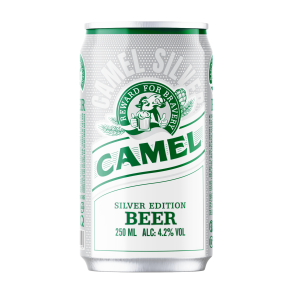 Camel Beer Silver Edition 4.2% 250ml sleek