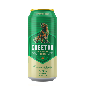 Cheetah Premium Beer 5% 500ml