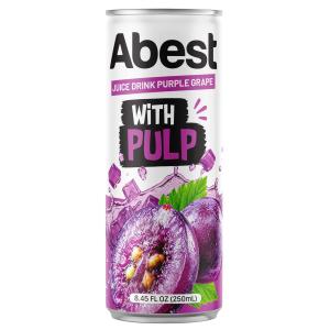 Abest Juice Drink with Pulp - Purple Grape 250ml sleek