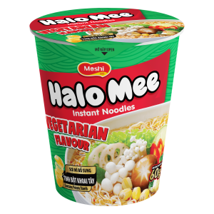 Halo Mee Instant Noodles Vegetarian Flavour 60g cup